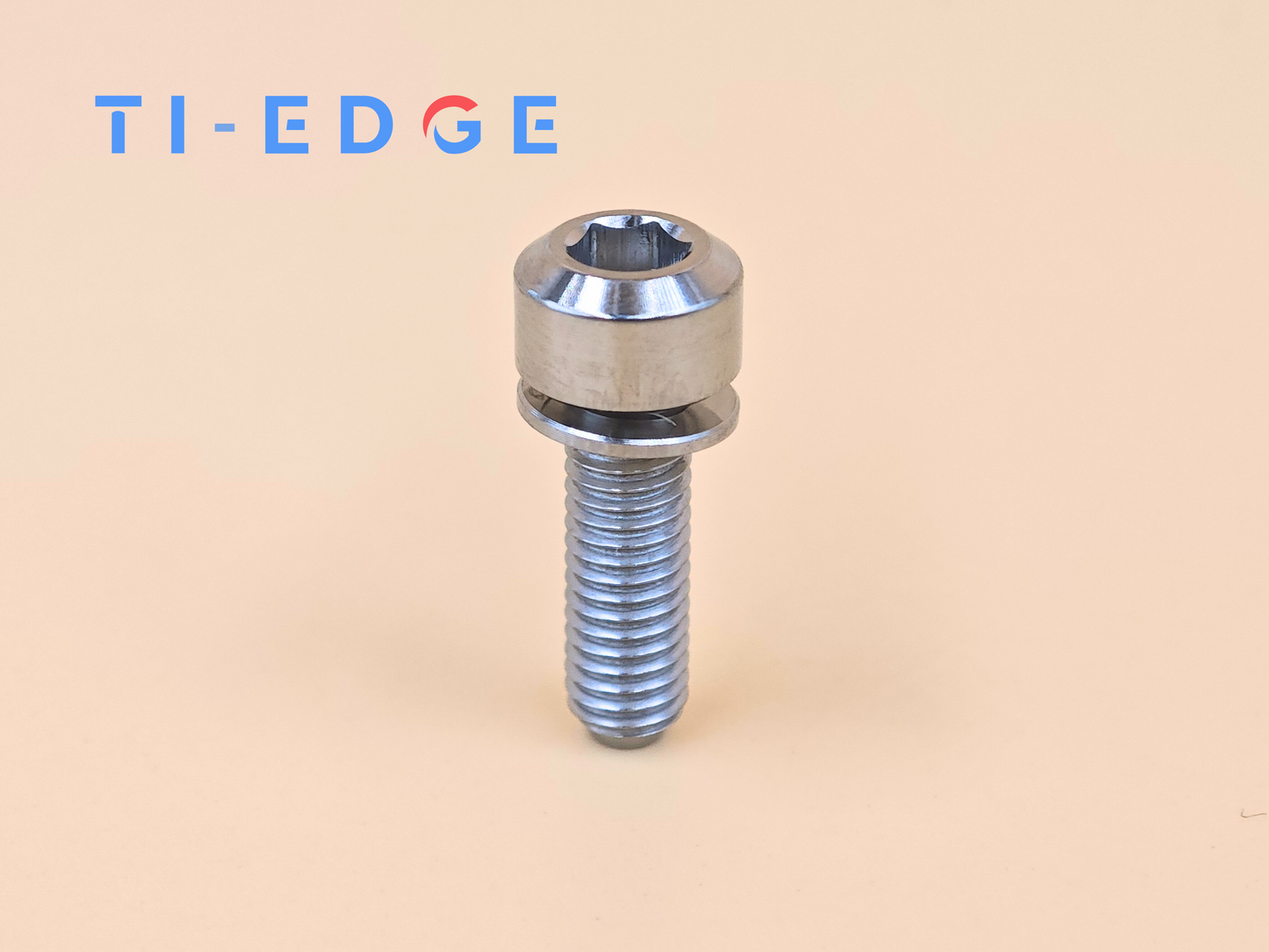 Titanium Chamfered Head Hex Drive With Washer M5